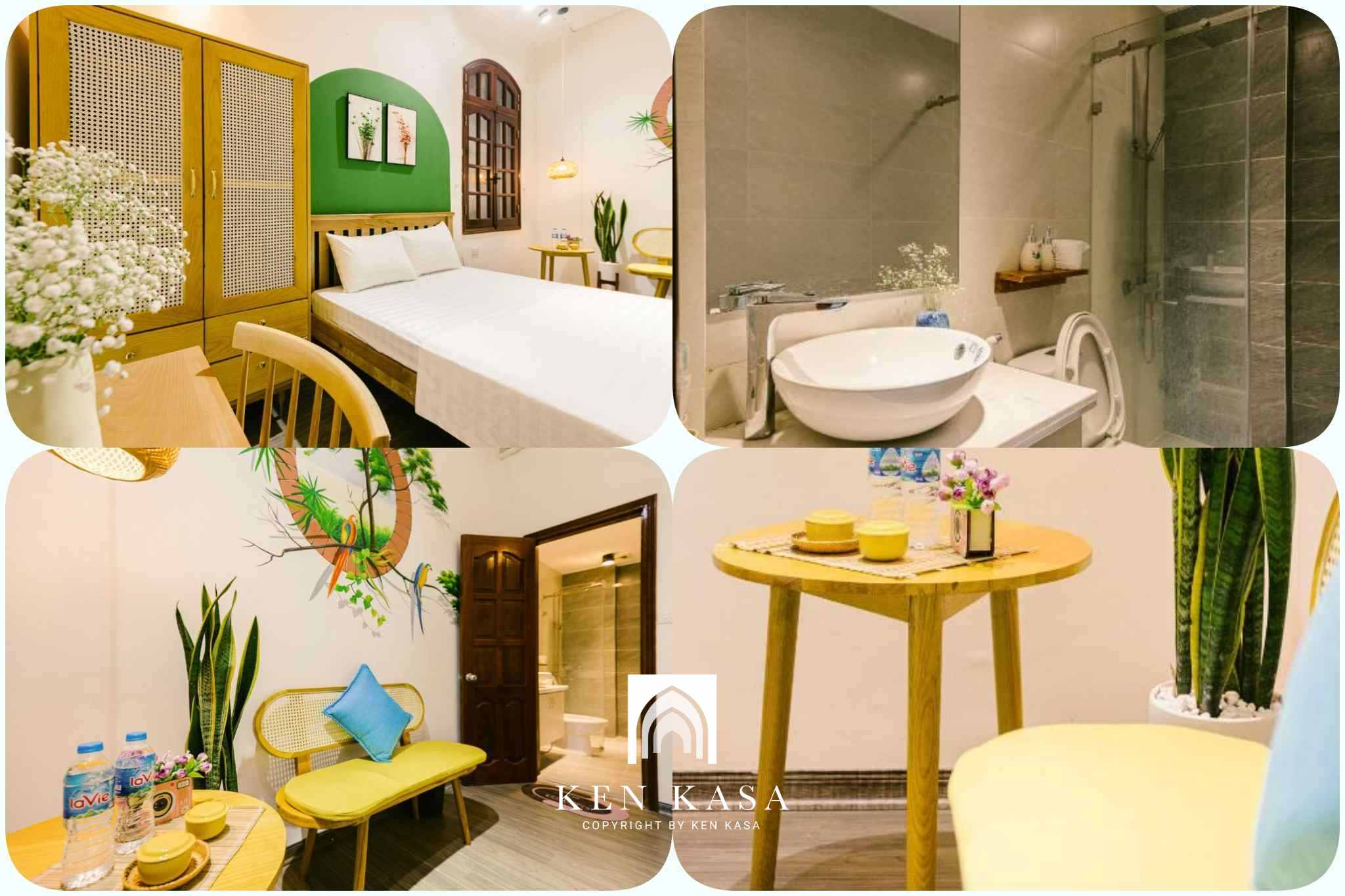 phong deluxe giường đôi tại Eden Westlake Hanoi Hotel 